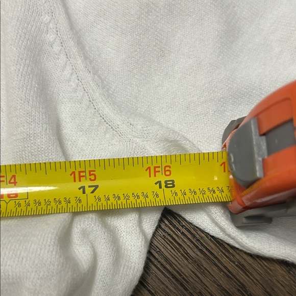 GAP Women's White Cardigan Sweater Wardrobe Staple 3/4 Sleeves - Picture 5 of 6